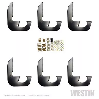 Westin 27-1545 Running Board Mount Kit- Black Powdercoat Finish