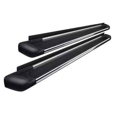 Westin 27-64730 SG6 Running Boards Aluminum Polished Pair 79 in