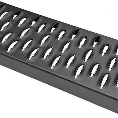 Westin 27-74705 6.25" Grate Steps Cab Length Black Running Boards