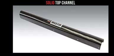 Westin 36-6015 Push Bumper Solid Light Channel