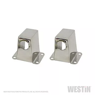 Westin 45-0000S Parking Aid Sensor Relocation Bracket Silver Polished Stainless