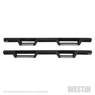 Westin 56-140952 HDX Drop BPS Nerf Step Bars Textured Black Powder Coated Steel