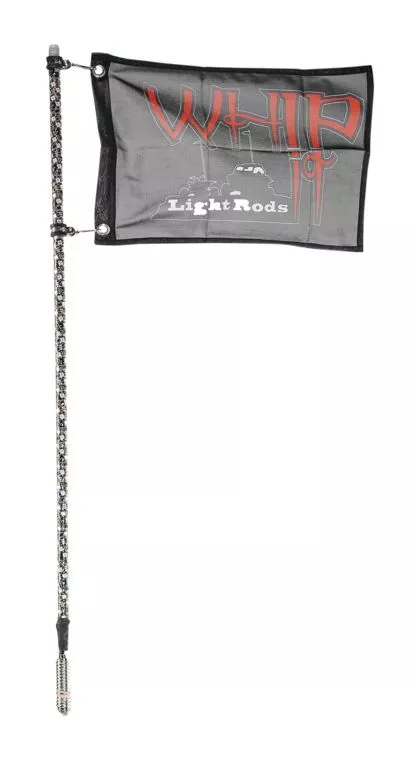 Whip It Black Bluetooth RGB / Chase Light Rod (3 Feet)