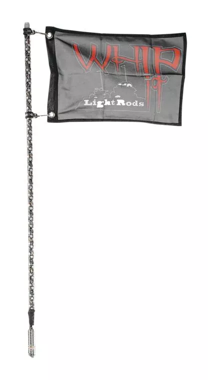 Whip It Black Bluetooth RGB Light Rod