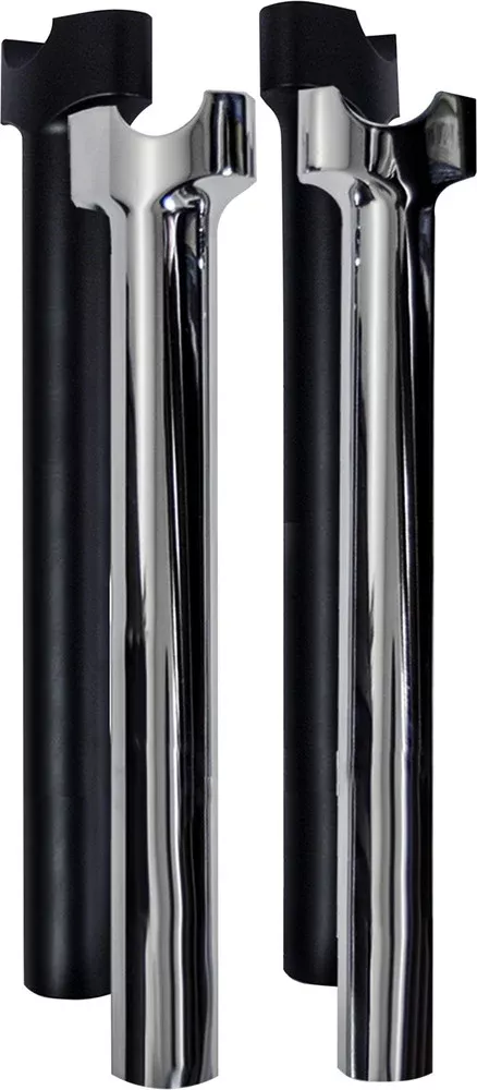 Wild 1 Chubby 12" Straight Risers Chrome - WO531S