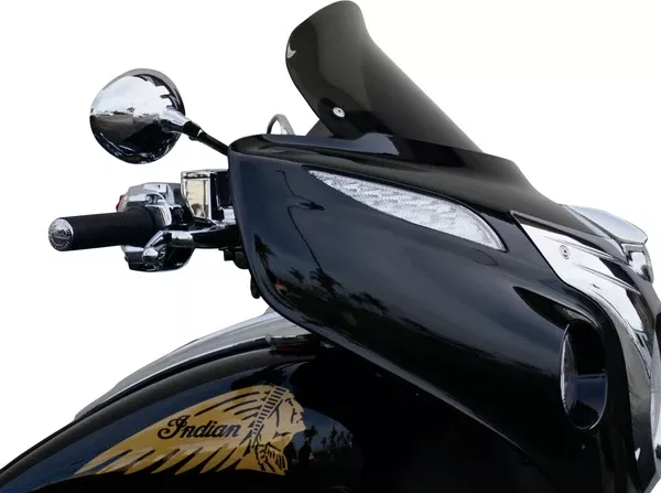 Wind Vest Windshield – Dark Smoke – 12″ – Indian