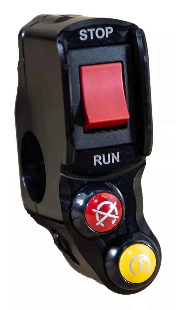 Woodcraft RH Race Handlebar Switch With Keyswitch Elimination Harness Yamaha MT-07 2018-2020