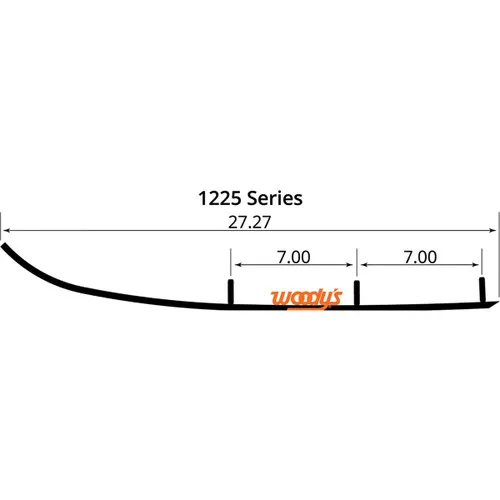 Woodys Ace 4″ Carbide Wearbar Runners (AP4-1225)