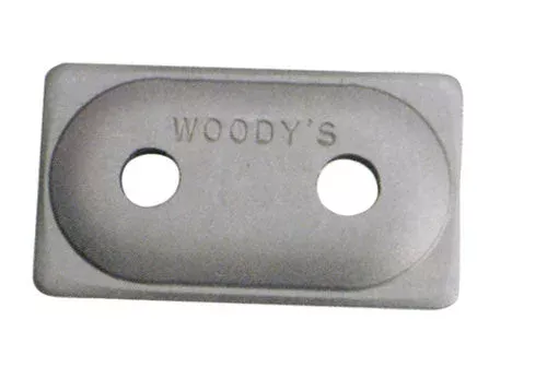 Woodys Angled Double Digger Aluminum Support Plate 5/16″ – 12 Pcs ADA2-3775