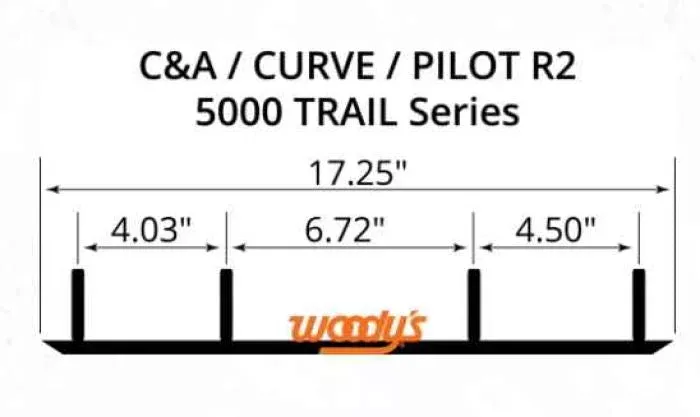 Woodys C&A MAVERICK 8″ RUNNER-PAIR MC8-5000