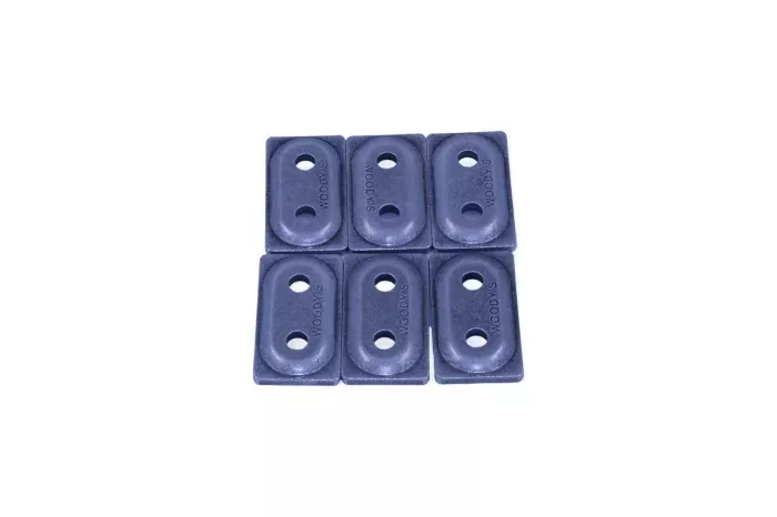 Woodys Double Digger Aluminum Support Plates 6 Pcs. ADD2-3775-F