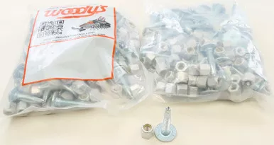 Woodys MEG-1325-CS SILVER-MEGA-BITE TRAIL STUD 1.325" 144/PK