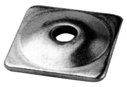 Woodys SQUARE ALUMINUM PLATE 7MM PKG 24 ASW-3725
