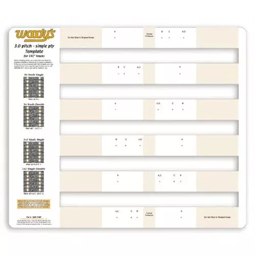 Woodys Template 3.0 Pitch Track 300S-TEMP fits Arctic CAT