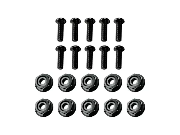 WRS WINDSCREEN M3x10MM ALUMINUM SCREW WITH NUTS KIT