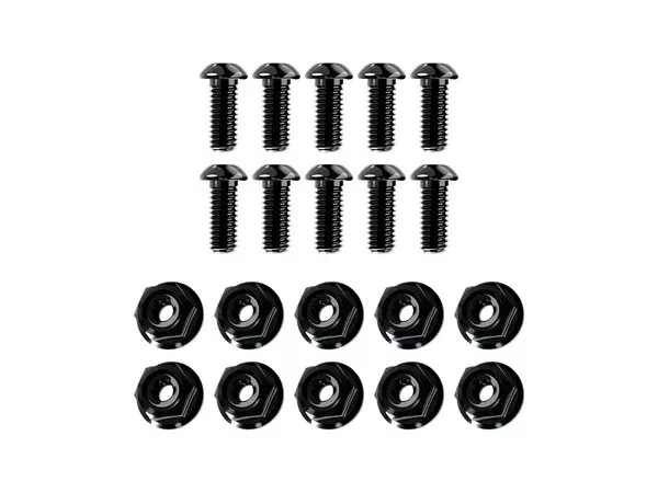 WRS WINDSCREEN M4x10MM ALUMINUM SCREW WITH NUTS KIT