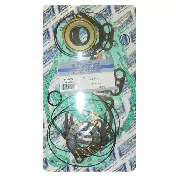 WSM Case Carb Gasket Kit BK/RD POL