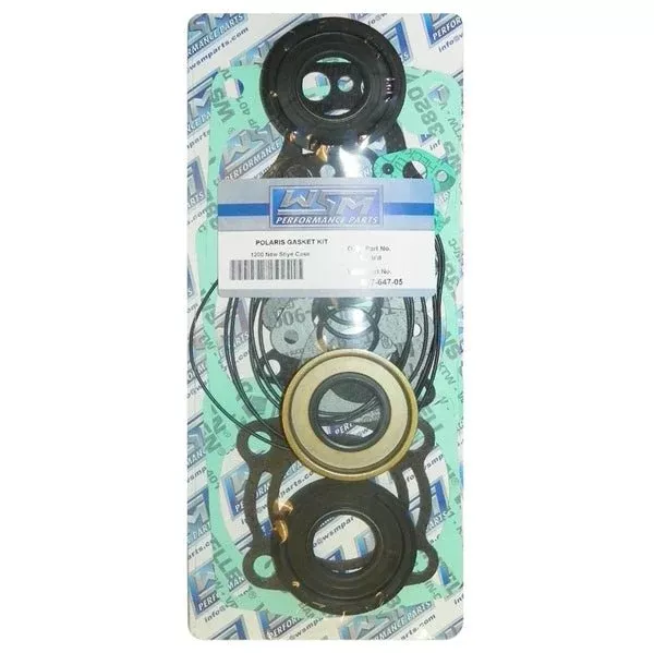 WSM Case Carb Gasket Kit Late BK/RD POL