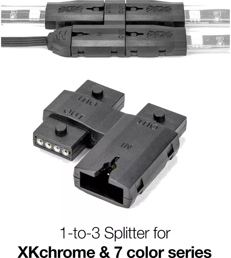 Xk Glow 1-to-3 Splitter – XK-4P-SPLIT