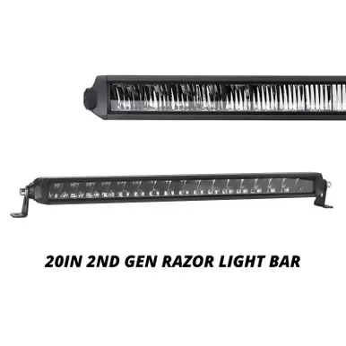 Xk Glow 20″ Razor Light Bar Fog Strobe Combo W/ Harness – XK064020-DFS-KIT