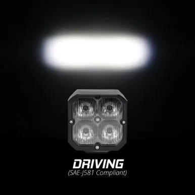 Xk Glow 20W Rgb Pod Lights Driving Beam – XK065001-D