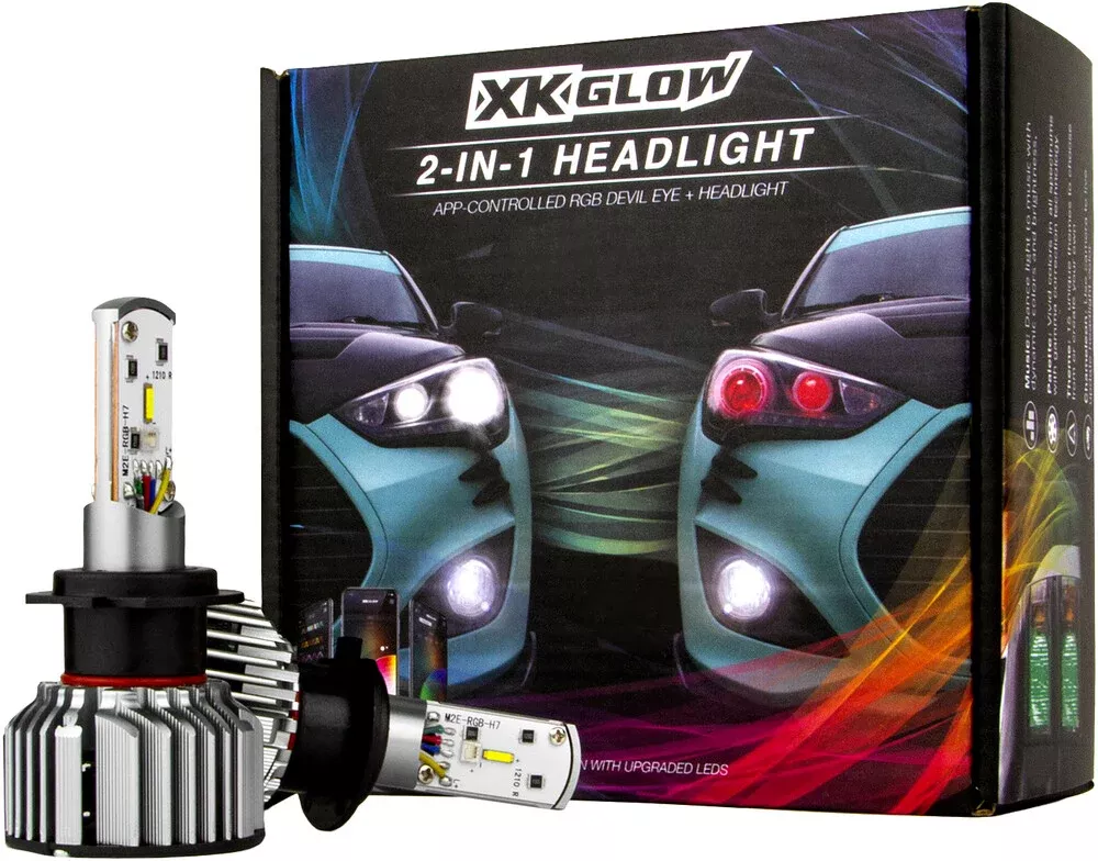 Xk Glow RGB H4 LED Bulb Kit – XK045004-H4-M