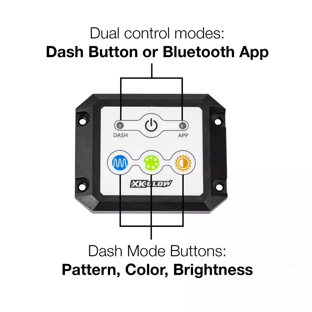 Xk Glow Xkchrome Dual Mode Dash Contrl – XK-CHROME-DM-KIT