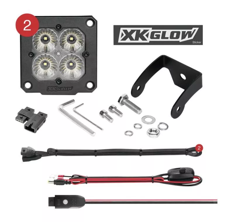XKGLOW Flush Mount RGB Pod Light Pair