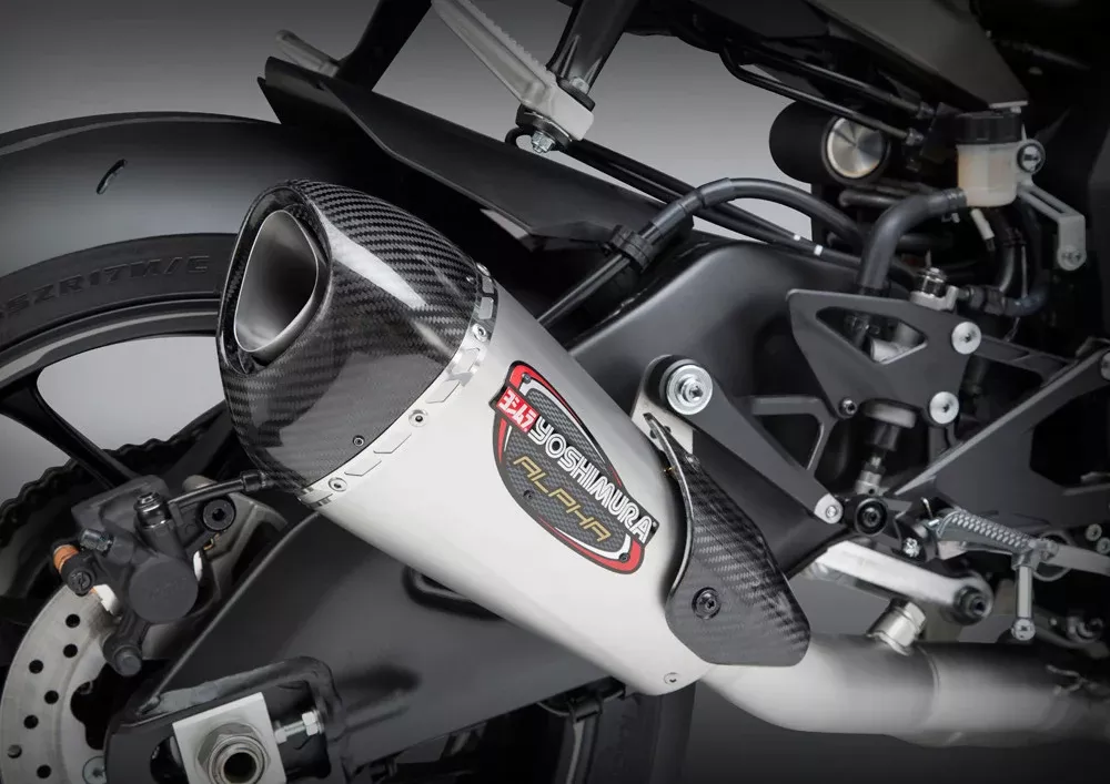 Yoshimura 960-1567 13141CP520 EXHAUST RACE ALPHA-T SLIP-ON SS-SS-CF WORKS