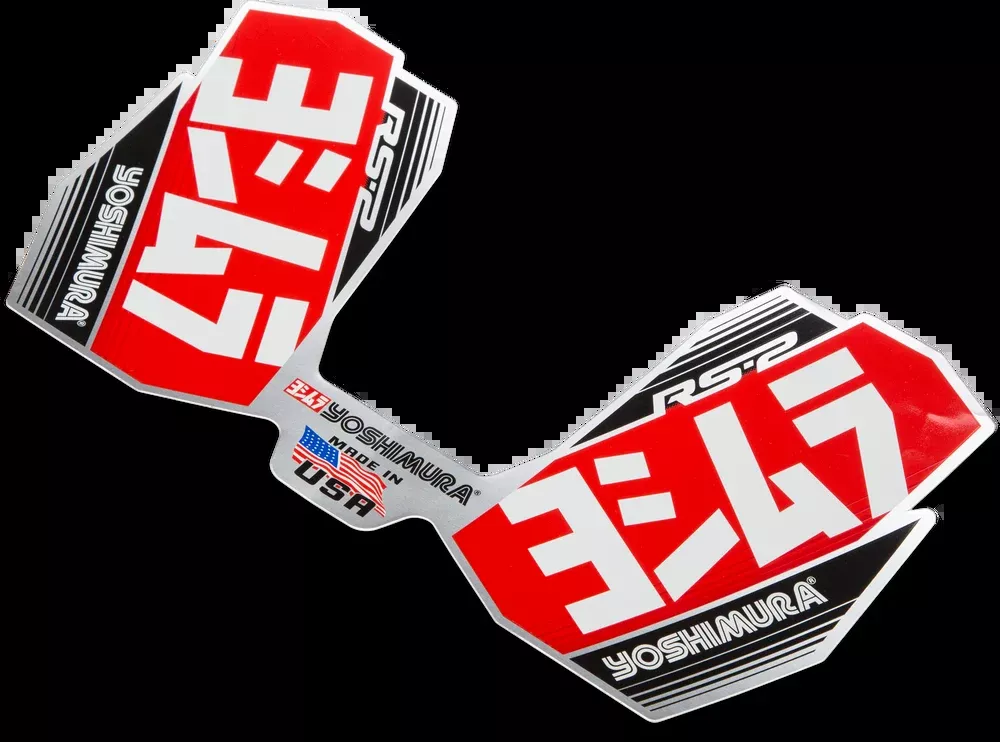 Yoshimura Muffler Logo Decal RS-2 OFF-Road V2 – RS2-NB001
