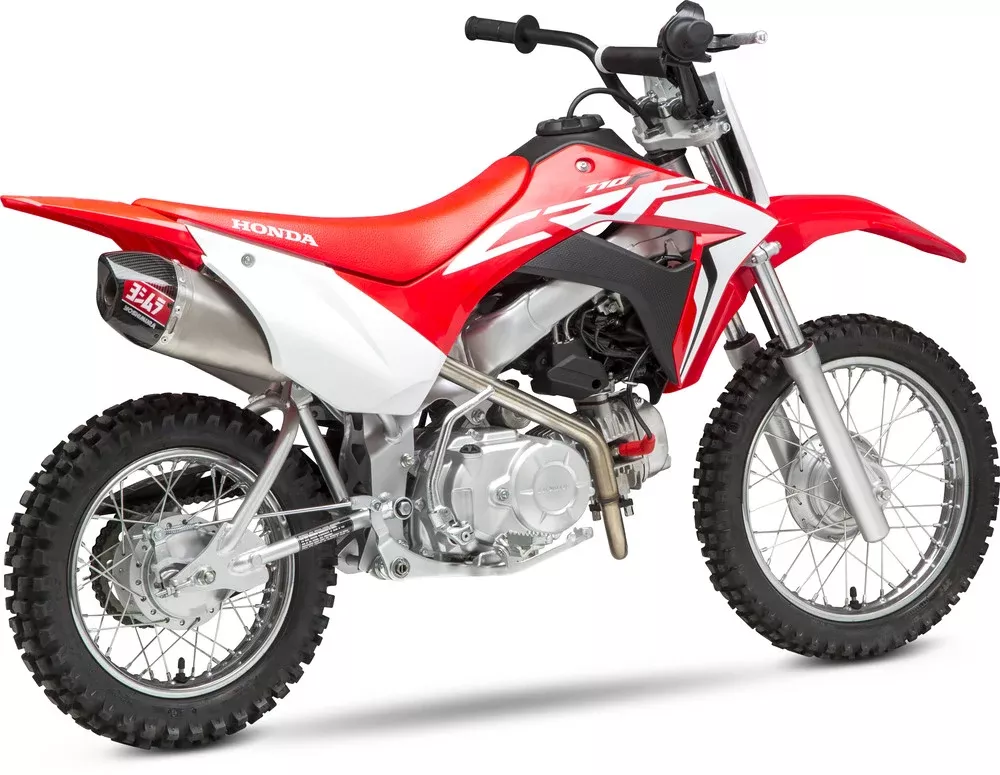 Yoshimura RS-9T Header Canister END CAP Exhaust System SS-AL-CF – 221110R520 Honda CRF110F 2019-2024