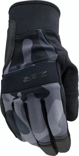 Z1R Billet Camo Black Gray Gloves