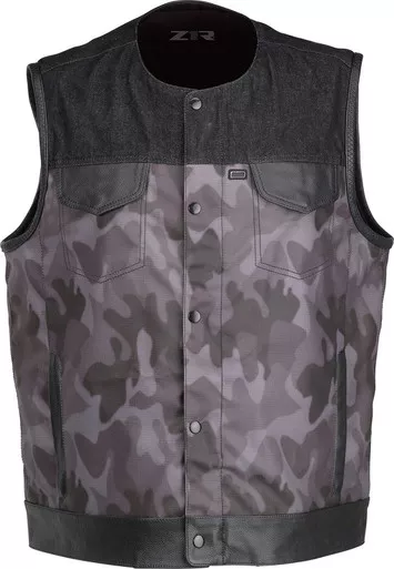 Z1R Nightfire Camo Black Gray Vest