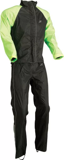 Z1R Women’s Black Hi-Vis 2-Piece Rainsuit