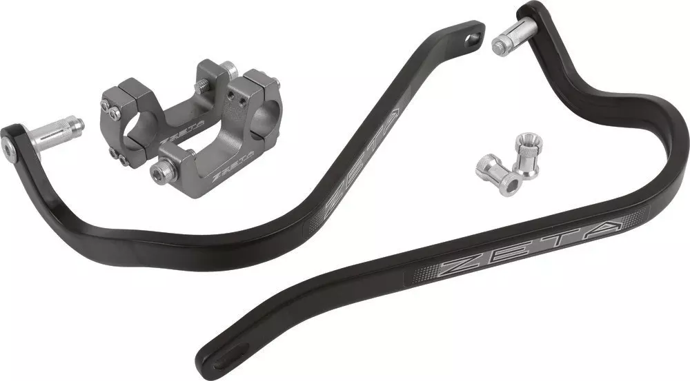 Zeta Armor Hand Guard With U-Clamp 1-1/8 IN Black – ZE72-0151 For Husaberg Dirt Bikes 1989-2014 | Beta Dirt Bikes 2008-2018