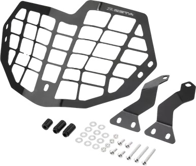 Zeta Headlight Guard Black Hon – ZE52-4115